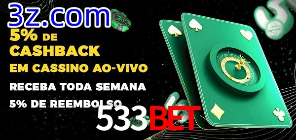Promoções do cassino ao Vivo 533Bet